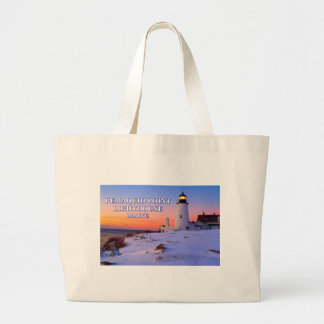 Pemaquid Point Lighthouse, Maine Large Tote Bag