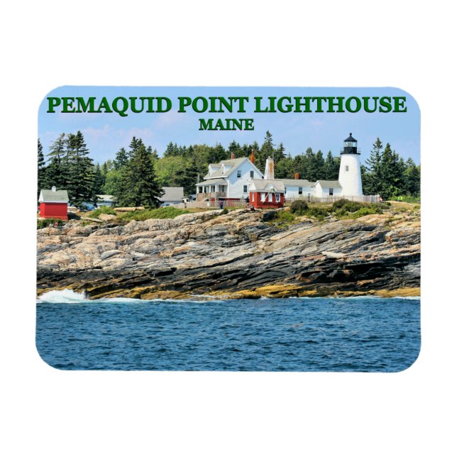 Pemaquid Point Lighthouse, Maine Magnet (Horizontal)