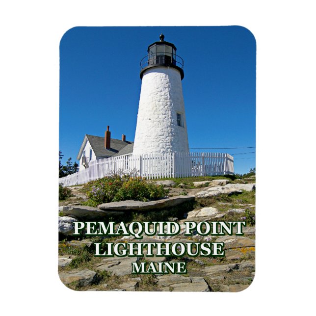 Pemaquid Point Lighthouse, Maine Magnet (Vertical)