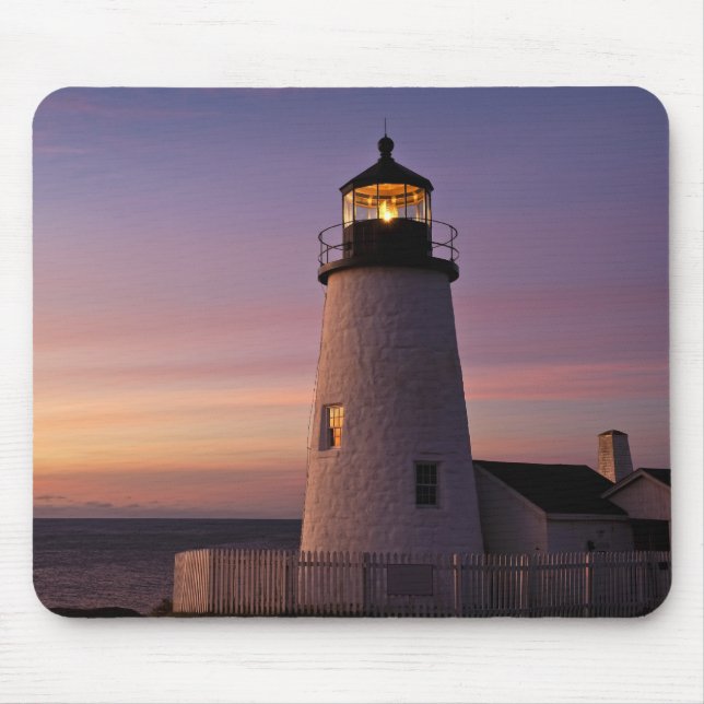 Pemaquid Point Lighthouse, Maine Mouse Pad (Front)