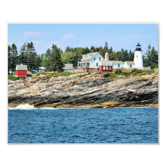 Pemaquid Point Lighthouse Maine Photo Print