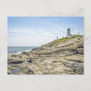 Pemaquid Point Lighthouse Maine Postcard