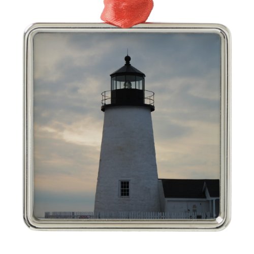 Pemaquid Point Lighthouse Metal Ornament