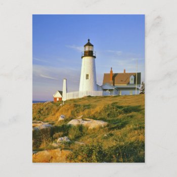 Pemaquid Point Lighthouse Postcard by thecoveredbridge at Zazzle