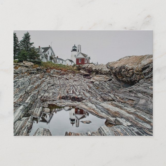 Pemaquid Point Lighthouse Postcard (Front)