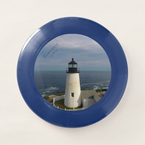 Pemaquid Point Scenic Coastal Maine Lighthouse Wham_O Frisbee