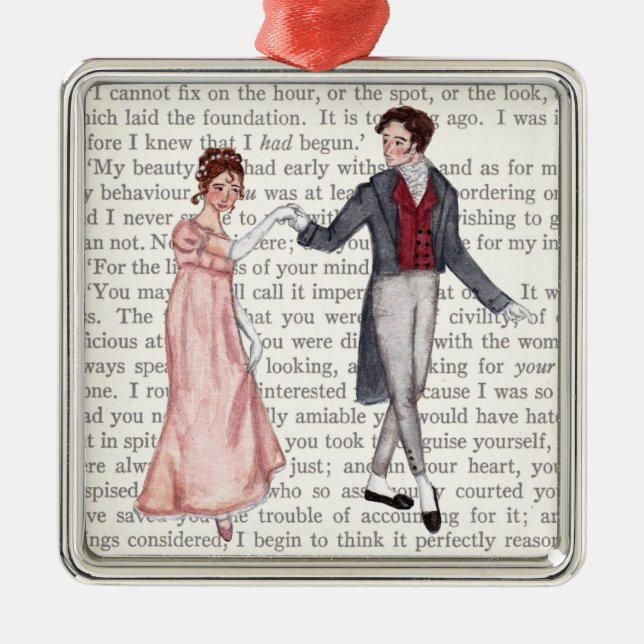 Pemberley Ball Metal Ornament (Front)