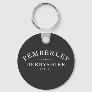 Pemberley Derbyshire Jane Austen Keychain