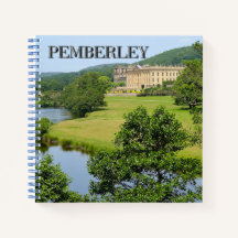 Pemberley in Derbyshire Spiral Notebook