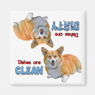 Pembroke Corgi Dog Lovers Dishwasher Magnet