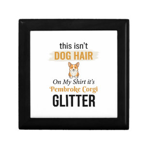 Pembroke Corgi Glitter Funny Dog Lover Design_1 Gift Box