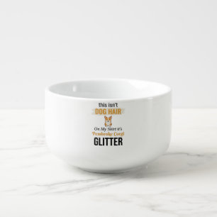 Pembroke Corgi Glitter Funny Dog Lover Design_1 Soup Mug