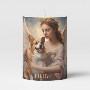 Pembroke Corgi Personalized Memorial Candle