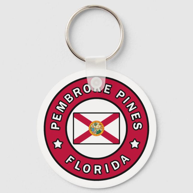 Pembroke Pines Florida Keychain (Front)