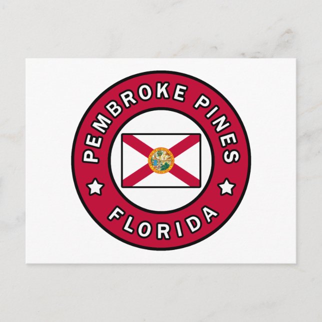 Pembroke Pines Florida Postcard (Front)