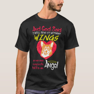 Pembroke Welsh Corgi Angel Without Wings T-Shirt