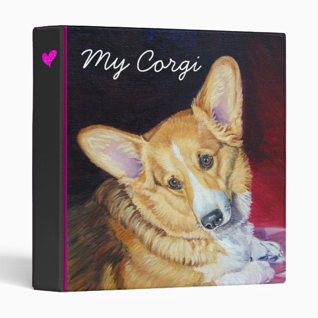 Pembroke Welsh Corgi BInder (Front/Spine)