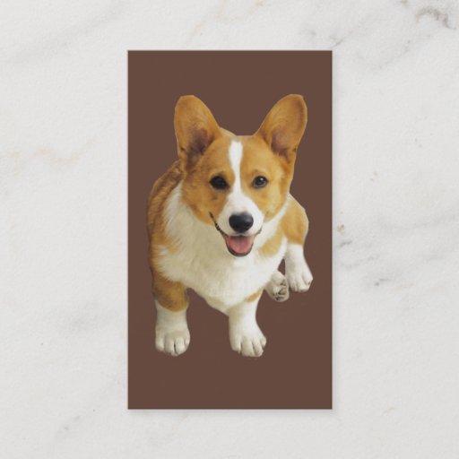 Customizable Pembroke Welsh Corgi Breeder Business Card