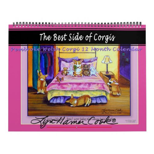 Pembroke Welsh Corgi Calendar The Best Side Corgis