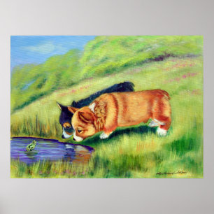 Pembroke Welsh Corgi Canvas Print