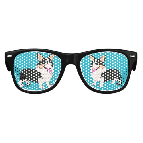 Pembroke Welsh Corgi Cartoon Kids Sunglasses