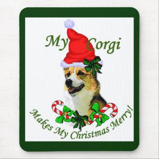Pembroke Welsh Corgi Christmas Gifts Mouse Pad