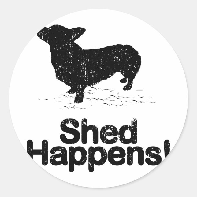 Pembroke Welsh Corgi Classic Round Sticker (Front)