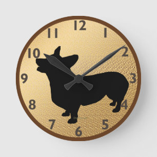 Pembroke Welsh Corgi Clock