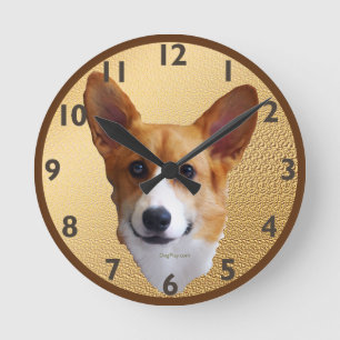 Pembroke Welsh Corgi Clock