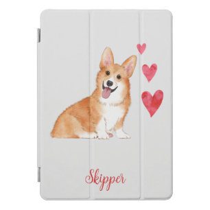 Pembroke Welsh Corgi Custom Text iPad Pro Cover