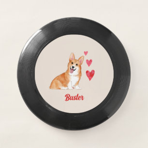 Pembroke Welsh Corgi Customizable Pet Name Wham-O Frisbee