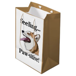 Pembroke Welsh Corgi Cute Dog  Medium Gift Bag
