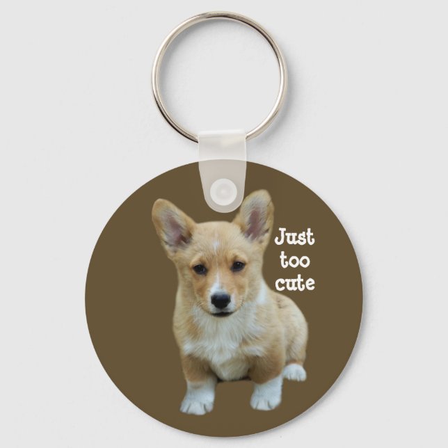 Pembroke Welsh Corgi Cute Keychain (Front)