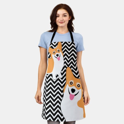 Pembroke Welsh Corgi Dinner Time Apron