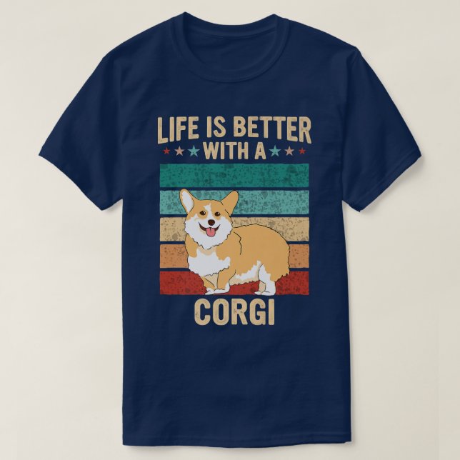 Pembroke Welsh Corgi Dog1278 T-Shirt (Design Front)