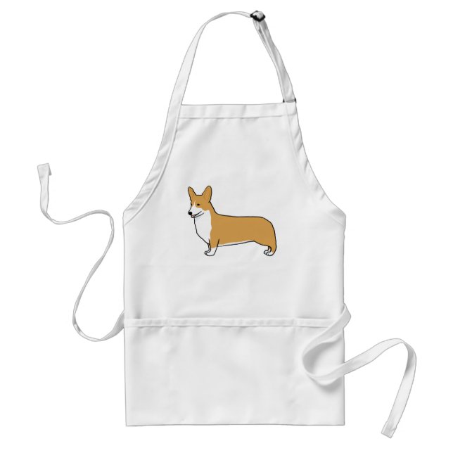 Pembroke Welsh Corgi | Dog Design Adult Apron (Front)