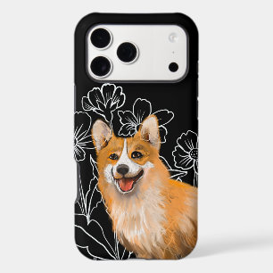 Pembroke Welsh Corgi Drawing iPhone 17 Pro Max Case