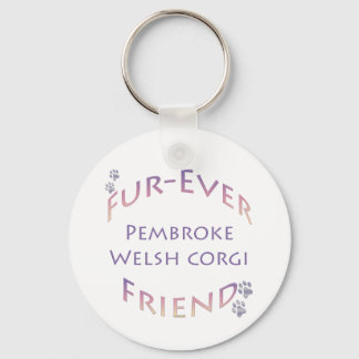 Pembroke Welsh Corgi Furever Keychain