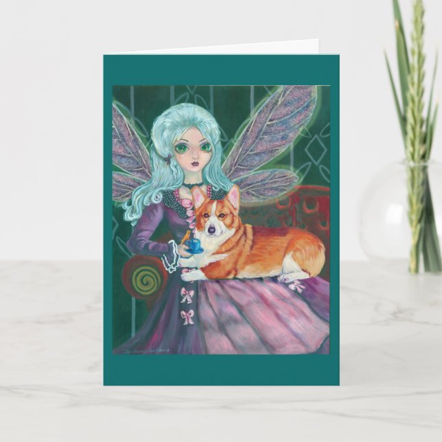 Pembroke Welsh Corgi Greeting Cards (Front)