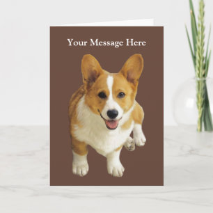 Pembroke Welsh Corgi Happy Greeting Card