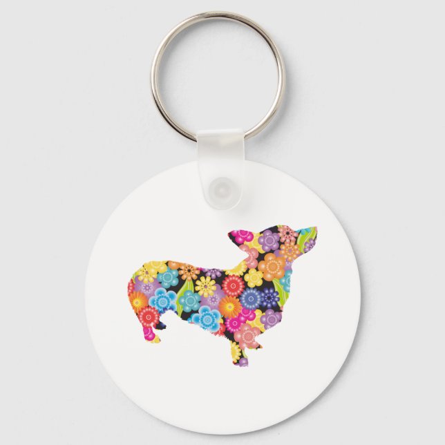Pembroke Welsh Corgi Keychain (Front)
