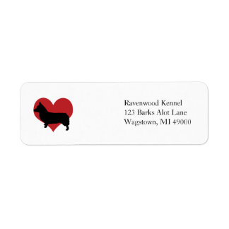 Pembroke Welsh Corgi Label
