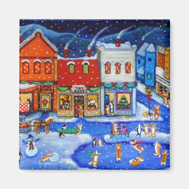 Pembroke Welsh Corgi Magnets (Front)