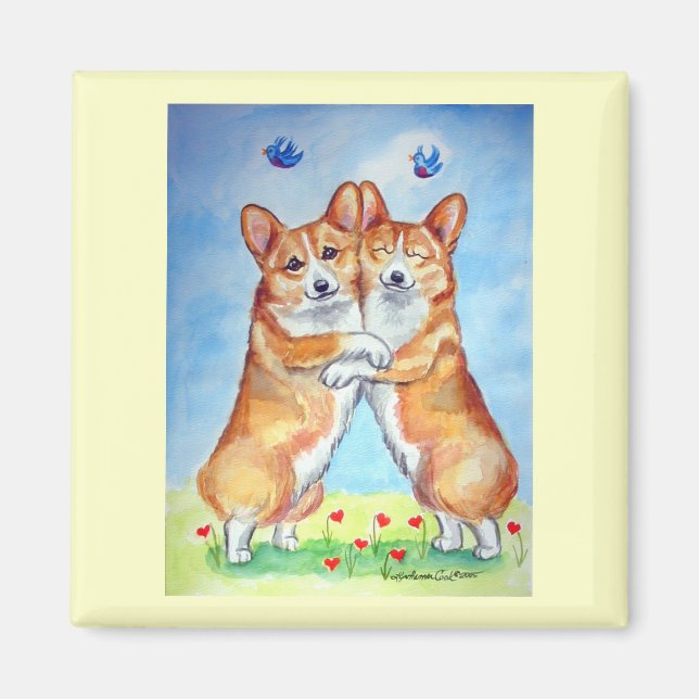 Pembroke Welsh Corgi Magnets (Front)