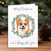 Pembroke Welsh Corgi Merry Christmas Trendy Dog