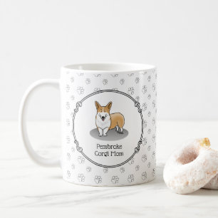 Pembroke Welsh Corgi Mom (red 1) Dog Mom Cute Coffee Mug