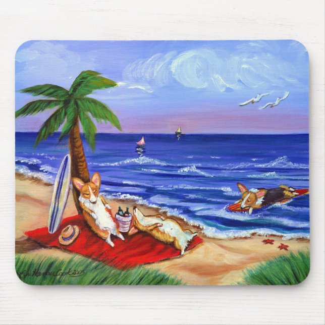 Pembroke Welsh Corgi Mousepad (Front)