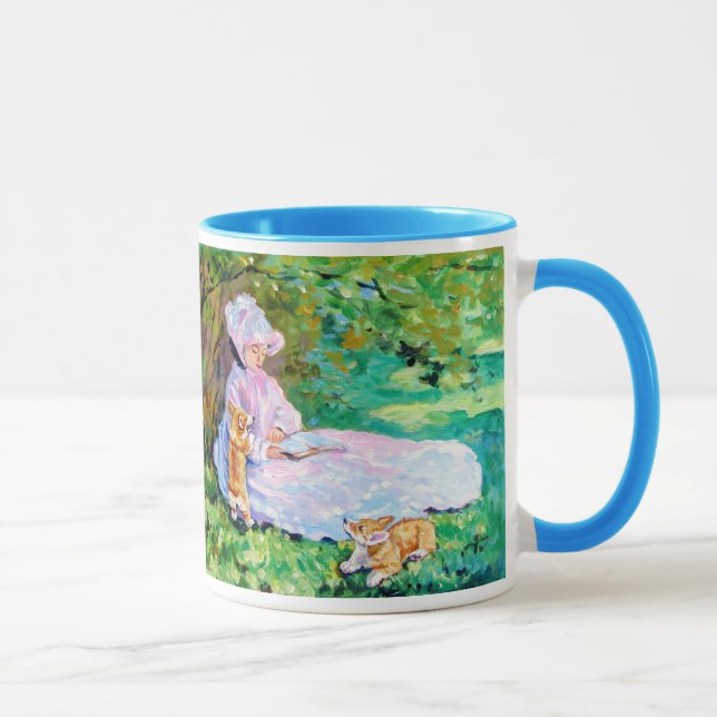 Pembroke Welsh Corgi Mug Monet (Right)
