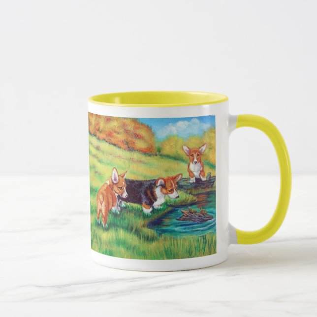 Pembroke Welsh Corgi Mugs (Right)