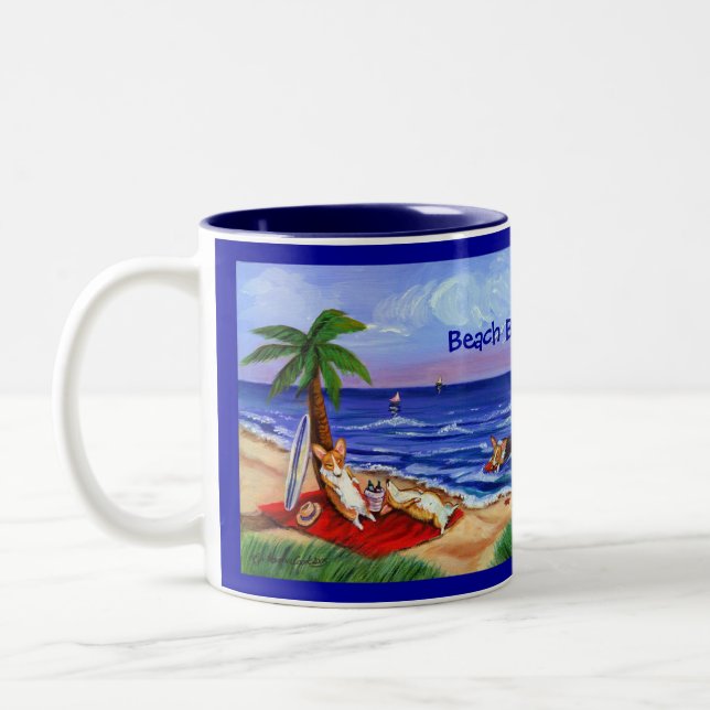 Pembroke Welsh Corgi Mugs (Left)